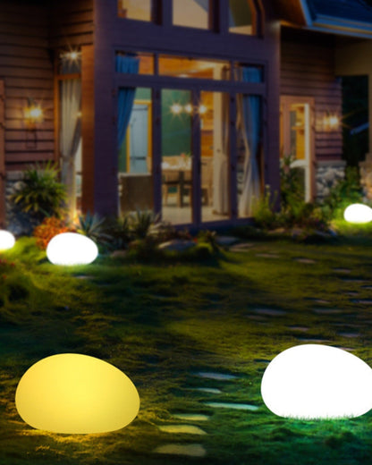 Colorful Outdoor Solar Powered Lamp