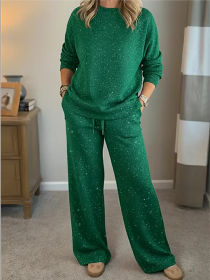 Lana | Two-Piece Knit Leisure Set with Relaxed Fit – Comfortable Outfit for Cozy Days 1