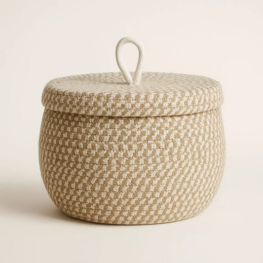 Natural Fiber Woven Storage Basket - Lusomart