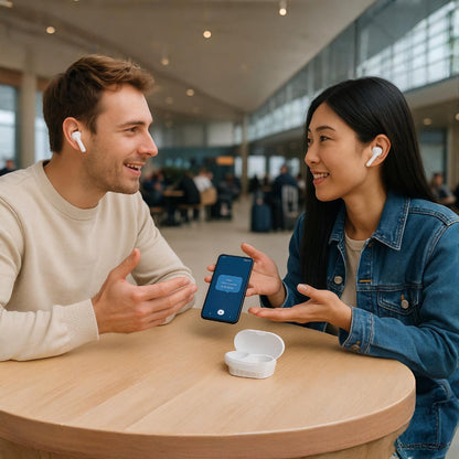 Wireless Instant Voice Translator Earbuds Bluetooth
