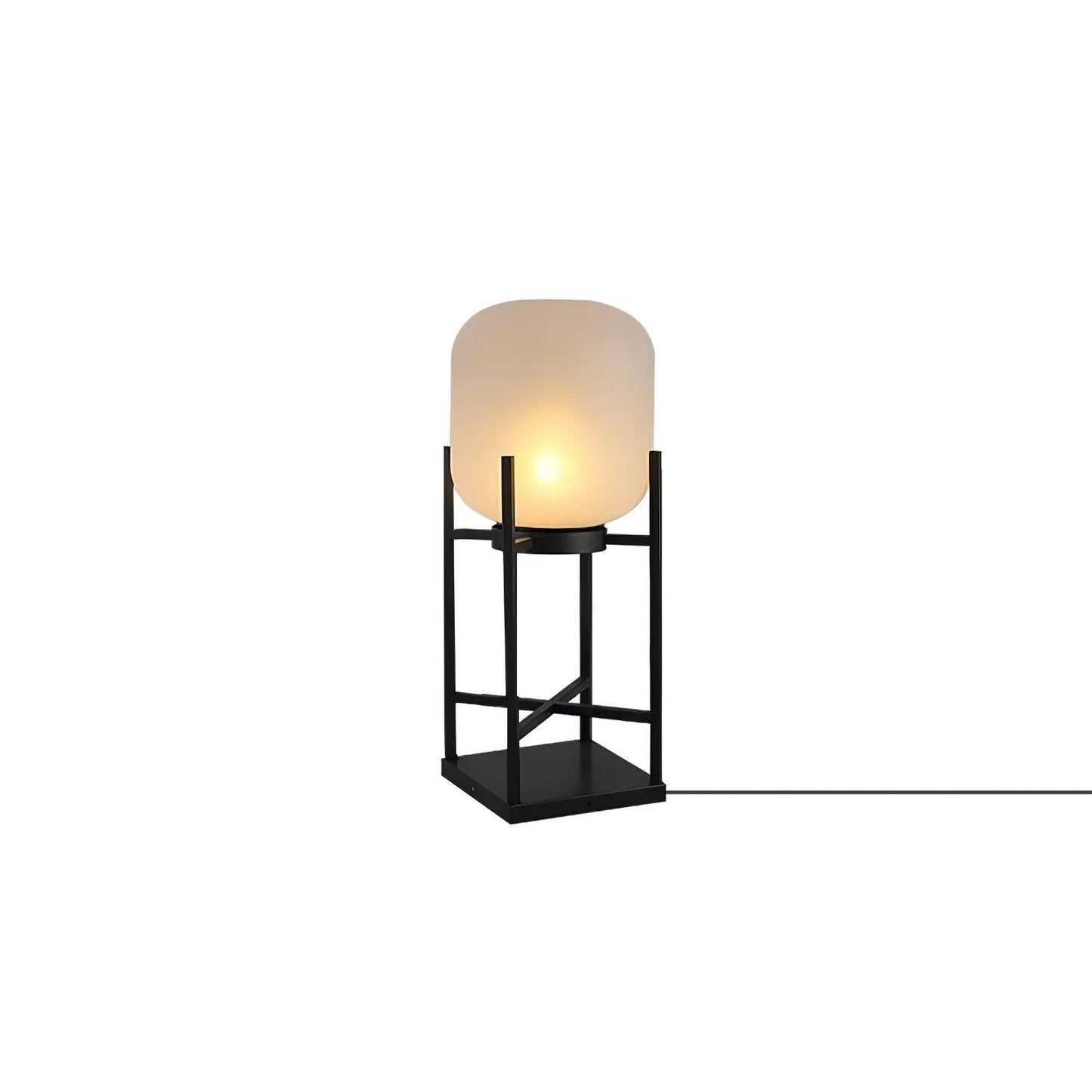 Bright Solar Garden Lamp Stainless Steel Glass