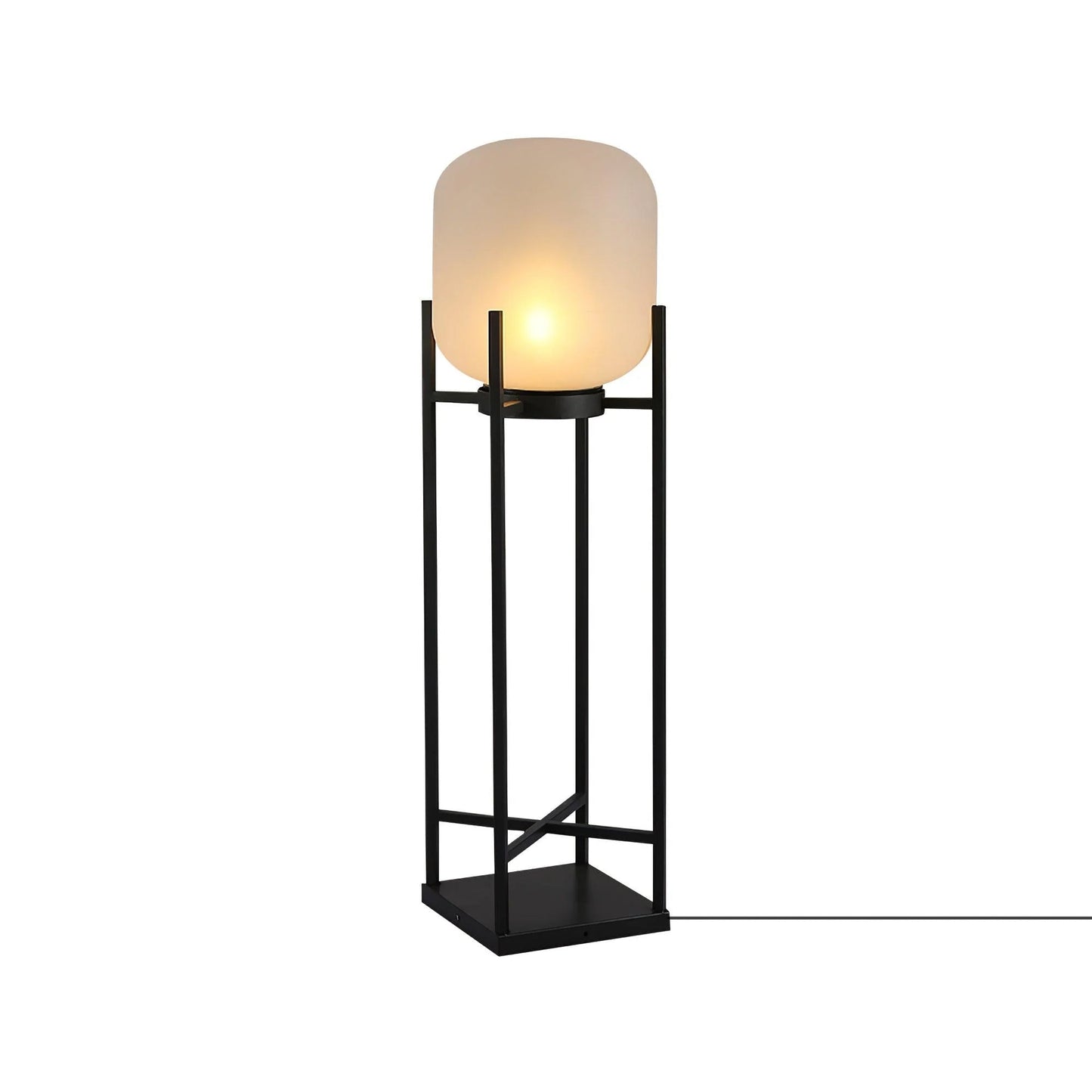 Bright Solar Garden Lamp Stainless Steel Glass