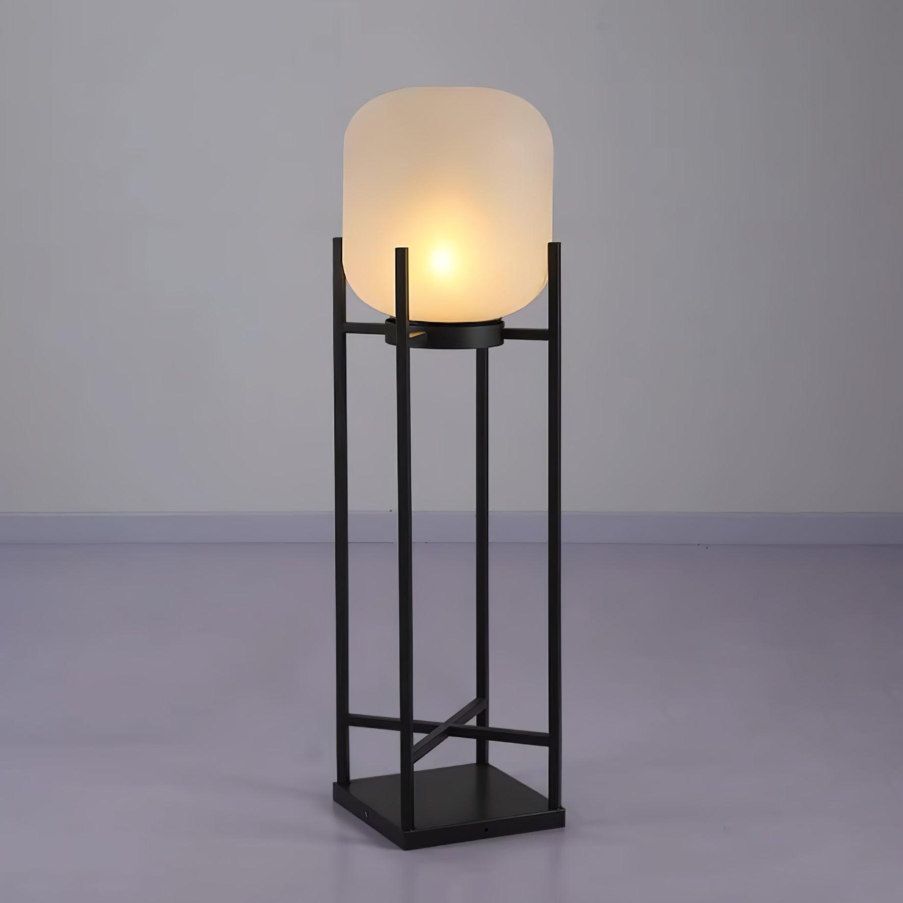 Bright Solar Garden Lamp Stainless Steel Glass - Lusomart