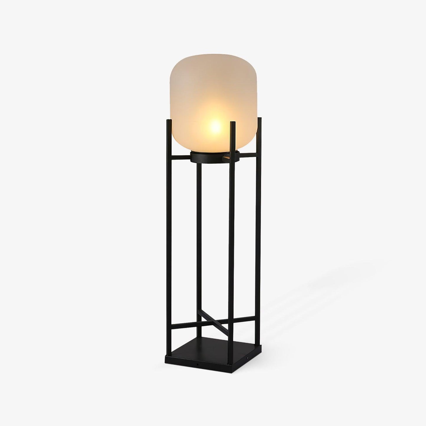 Bright Solar Garden Lamp Stainless Steel Glass