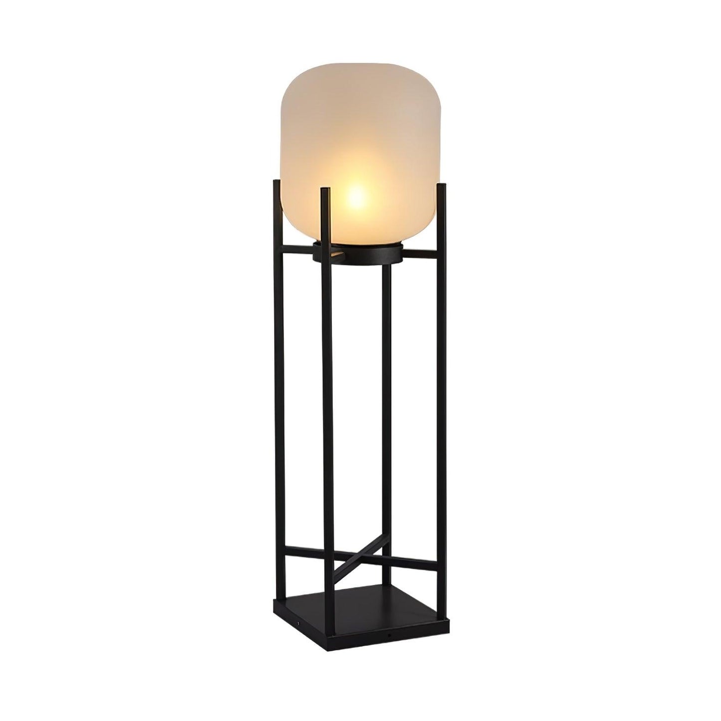 Bright Solar Garden Lamp Stainless Steel Glass
