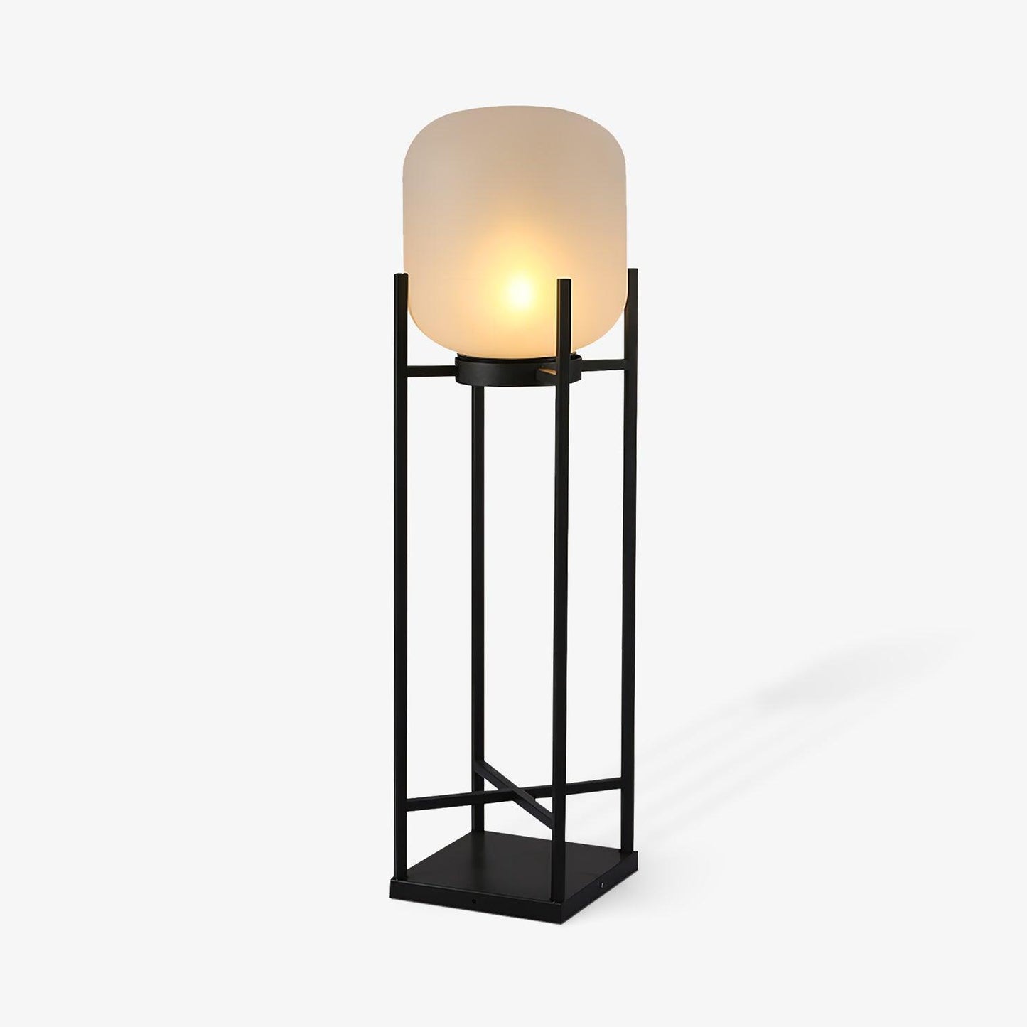 Bright Solar Garden Lamp Stainless Steel Glass