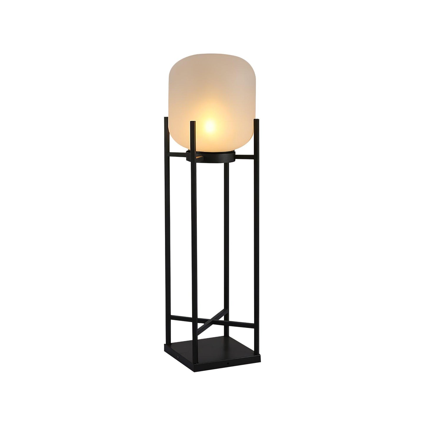 Bright Solar Garden Lamp Stainless Steel Glass