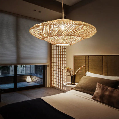 Lanzeo Rattan Hanging Lamp 2