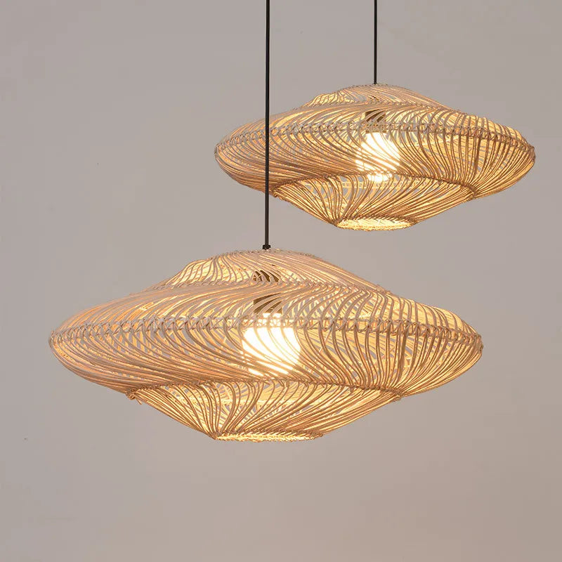 Lanzeo Rattan Hanging Lamp 8