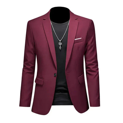 Lars | Men's Slim Fit Classic Blazer - Lusomart