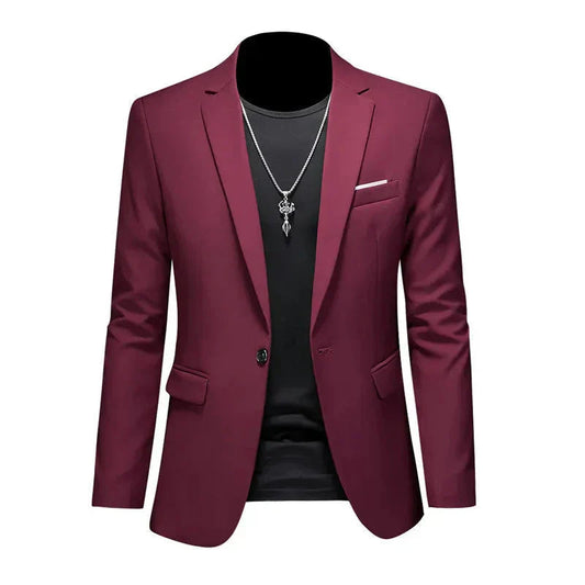 Lars | Men's Slim Fit Classic Blazer - Lusomart