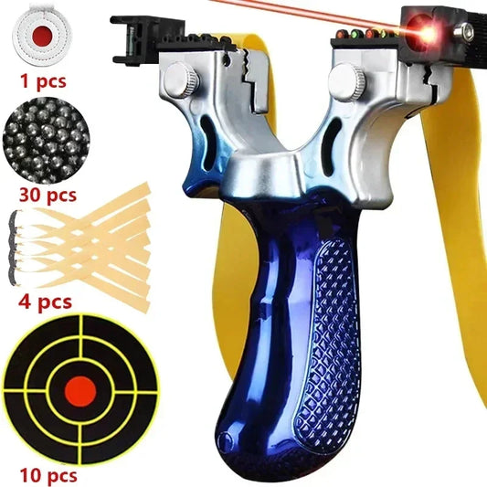 Premium Slingshot with Laser, Level & Non-Slip Handle - Lusomart