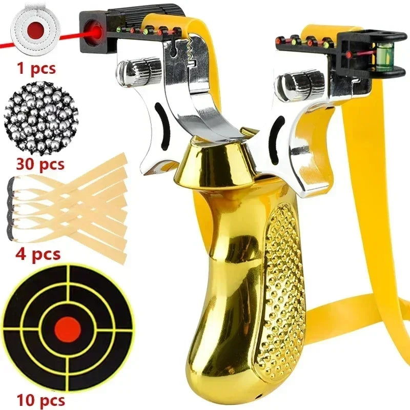 Accurate Hunting Slingshot with LED Light and Grip