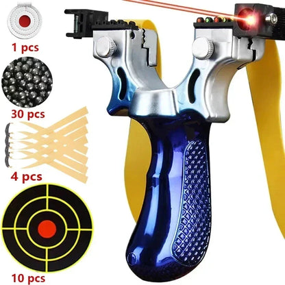 Accurate Hunting Slingshot with LED Light and Grip - Lusomart