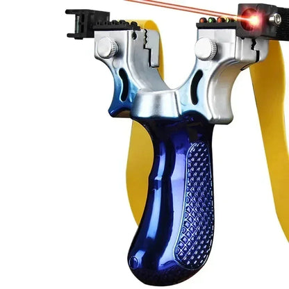 Premium Slingshot with Laser, Level & Non-Slip Handle