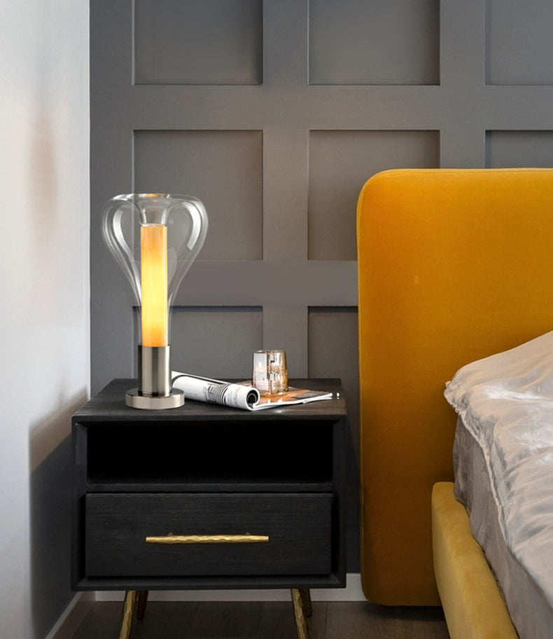 Stylish Contemporary Glass Desk Lamp