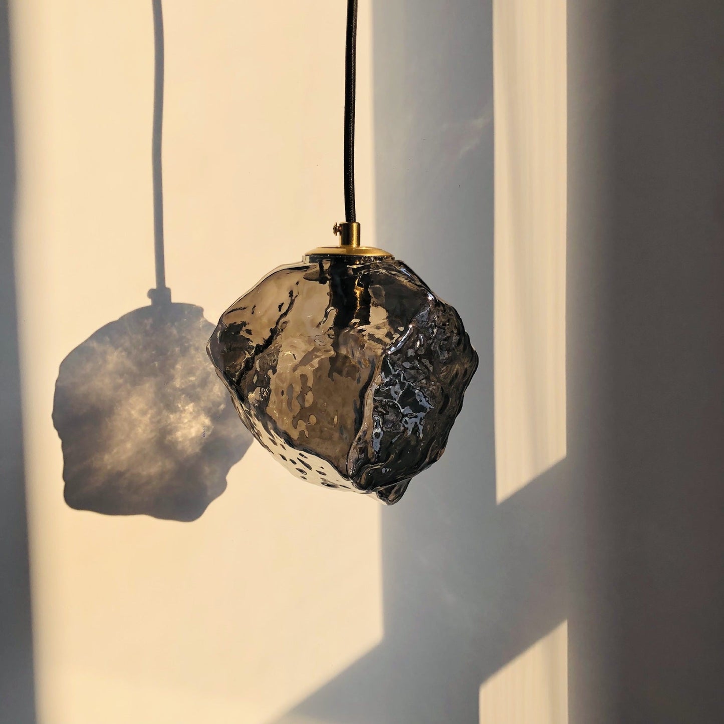 Sleek Glass Hanging LED Light