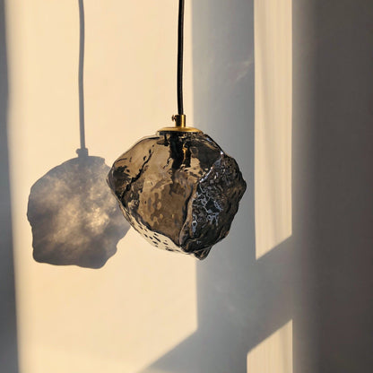 Sleek Glass Hanging LED Light