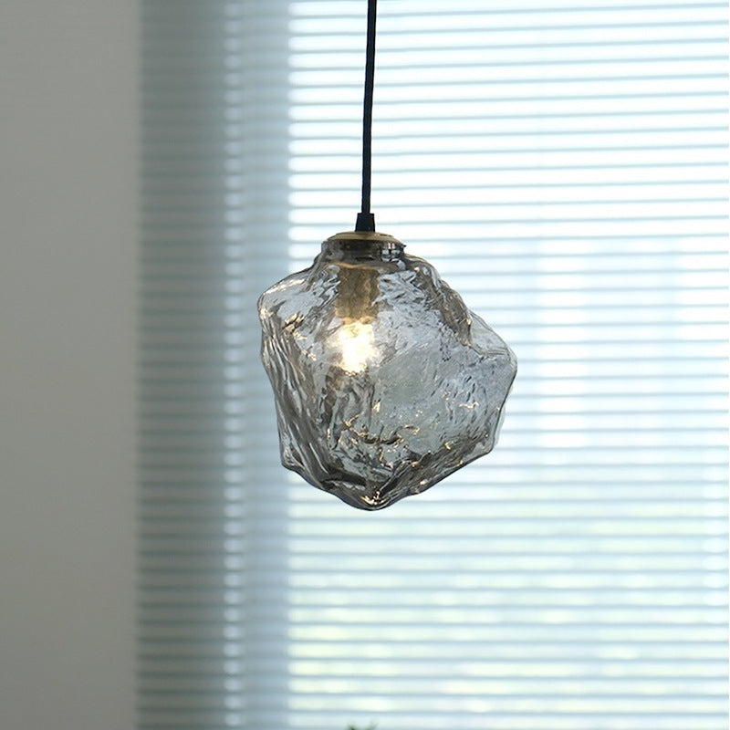 Sleek Glass Hanging LED Light