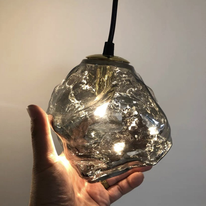 Sleek Glass Hanging LED Light
