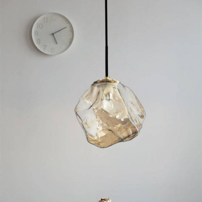 Sleek Glass Hanging LED Light