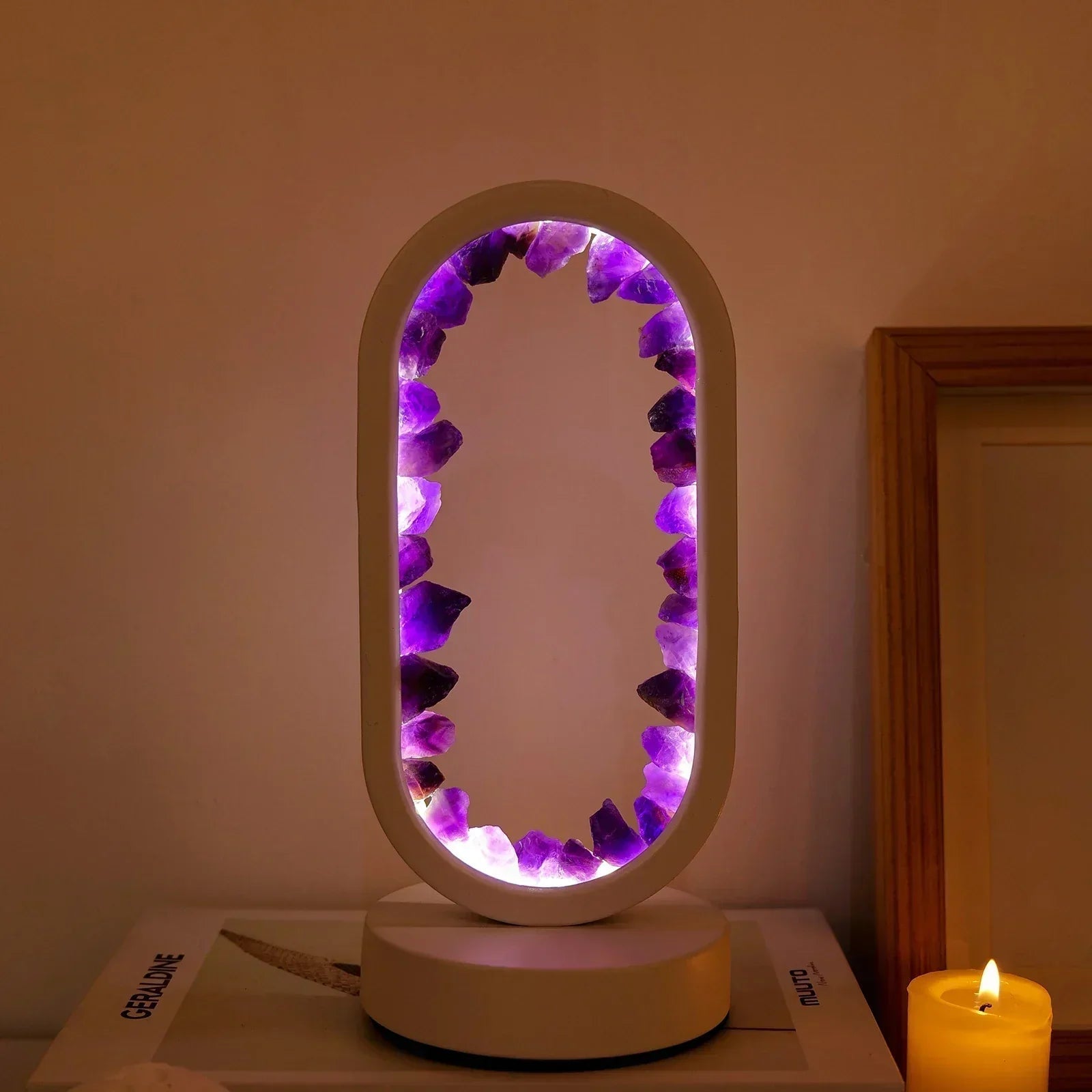 LavenderGlow - Amethyst Lighting for a Serene and Elegant Mood 5