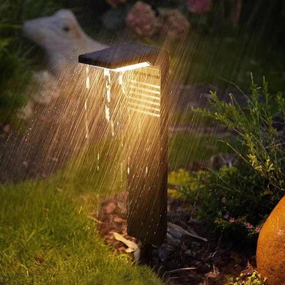 Outdoor Corner Solar Powered Garden Lamp - Lusomart