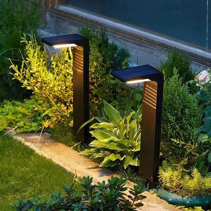 Outdoor Corner Solar Powered Garden Lamp