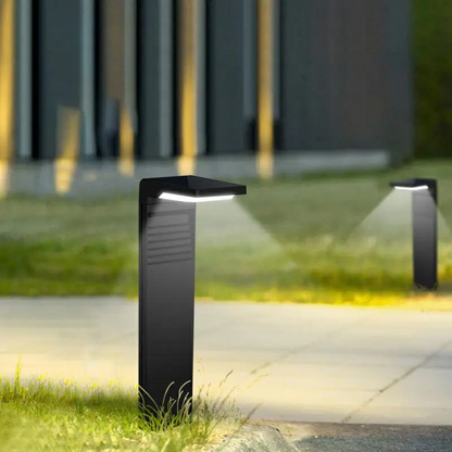 Outdoor Corner Solar Powered Garden Lamp