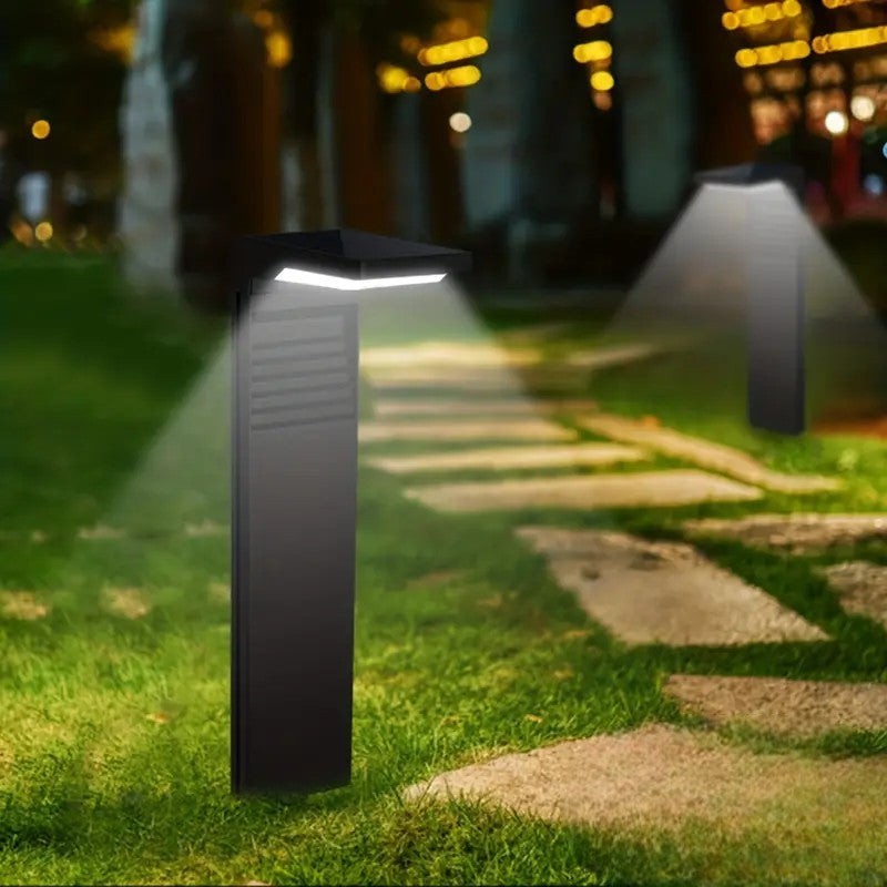 Outdoor Corner Solar Powered Garden Lamp