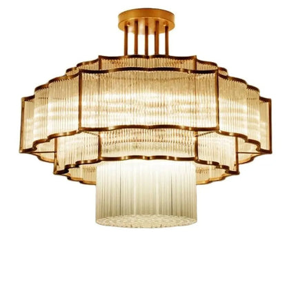Layered Glass Pendant Lamp