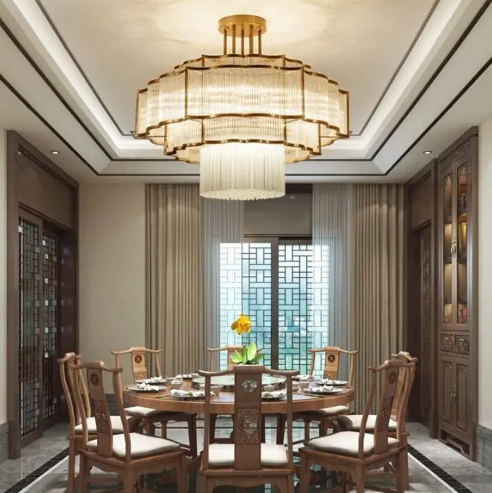 Layered Glass Pendant Lamp