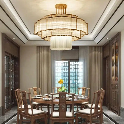 Layered Glass Pendant Lamp