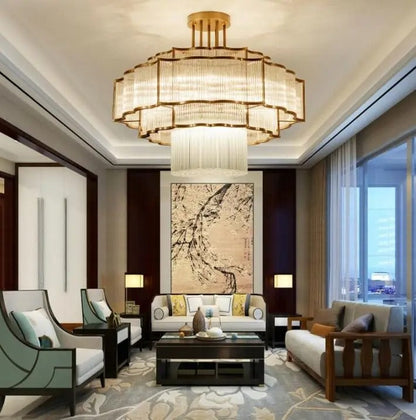 Layered Glass Pendant Lamp
