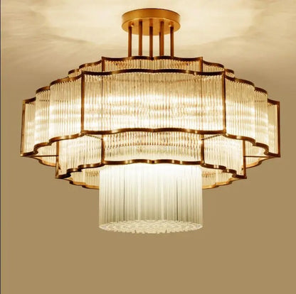 Layered Glass Pendant Lamp