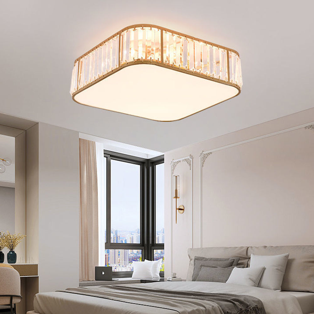 Lazara | Elegant Modern Crystal Ceiling Lamp for Living Room 9