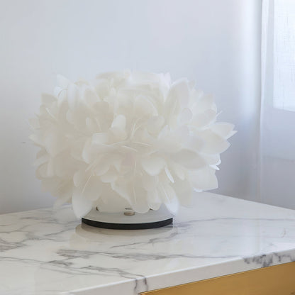 LeafGlow – Contemporary Table Lamp with Floral Petal Accent 2