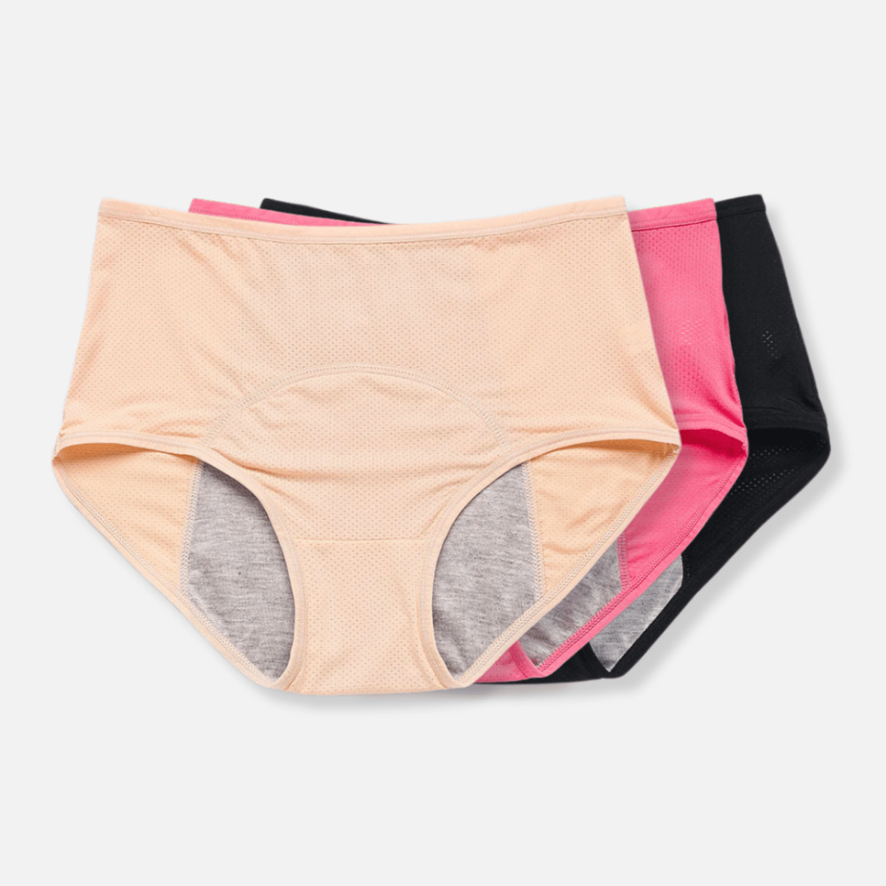 Leak Proof Women's Period Briefs Comfortable Absorption Underwear 9