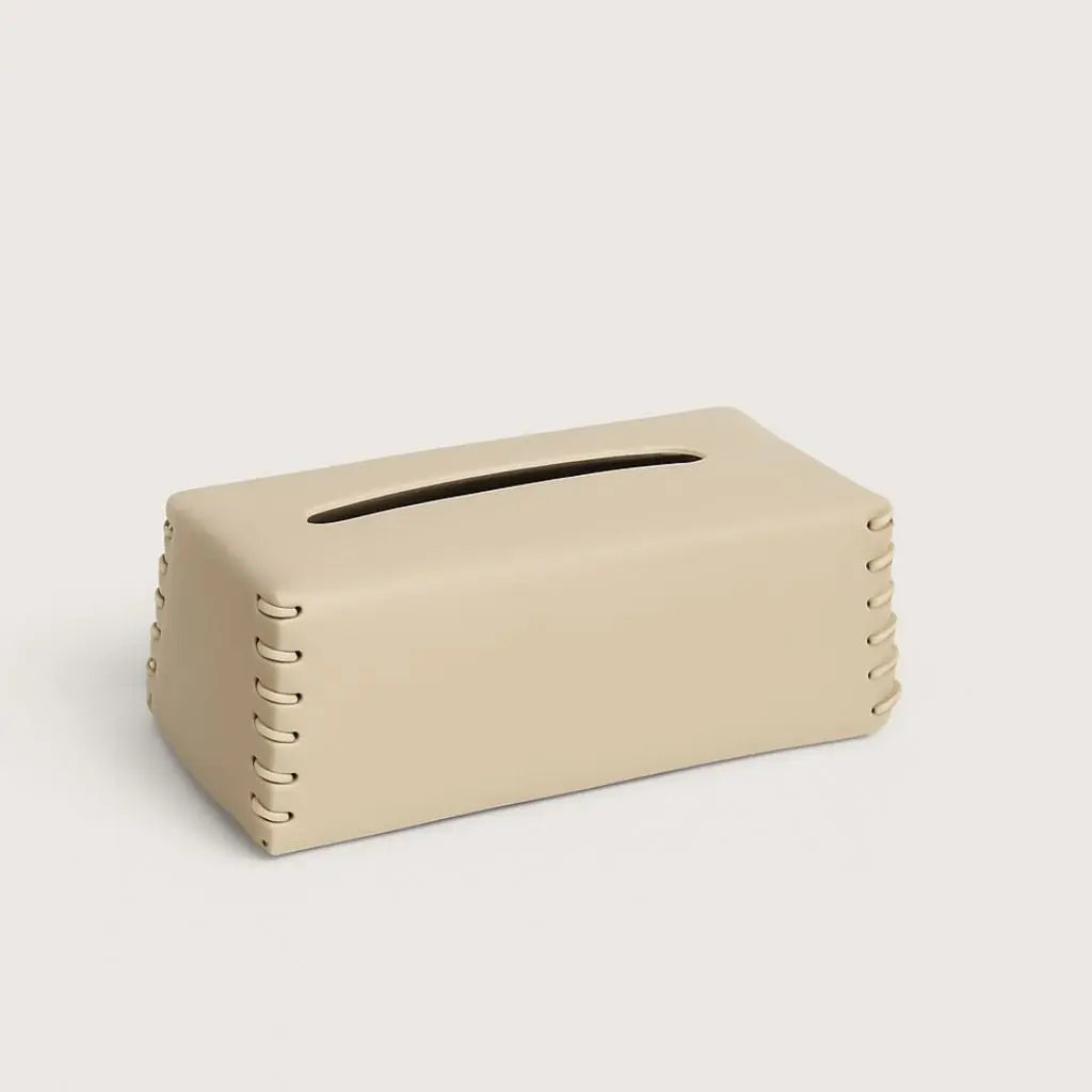 Luxury Leather Tissue Holder Cover - Lusomart