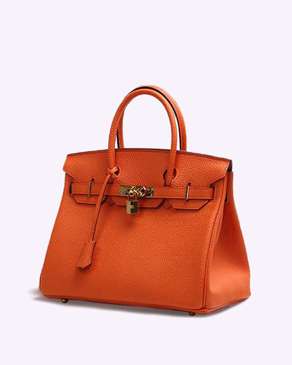 Classic Faux Leather Tote Bag for Daily Use