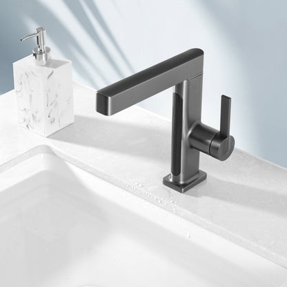 Stainless Steel Single Handle Kitchen Faucet With Temp Control