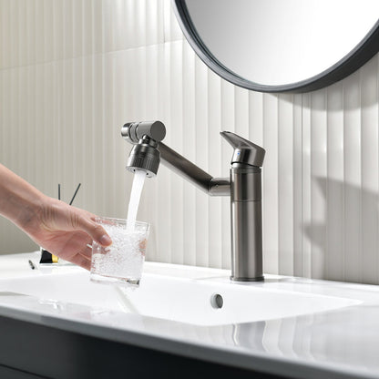 Rotating Single Handle Kitchen Faucet