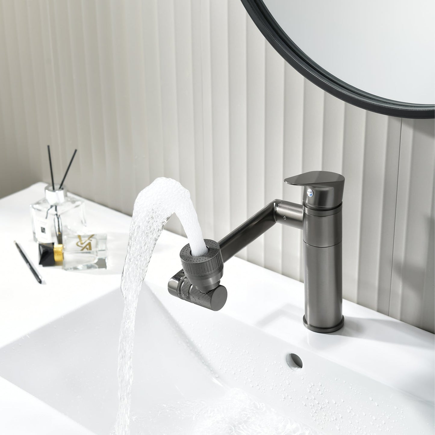 Rotating Single Handle Kitchen Faucet