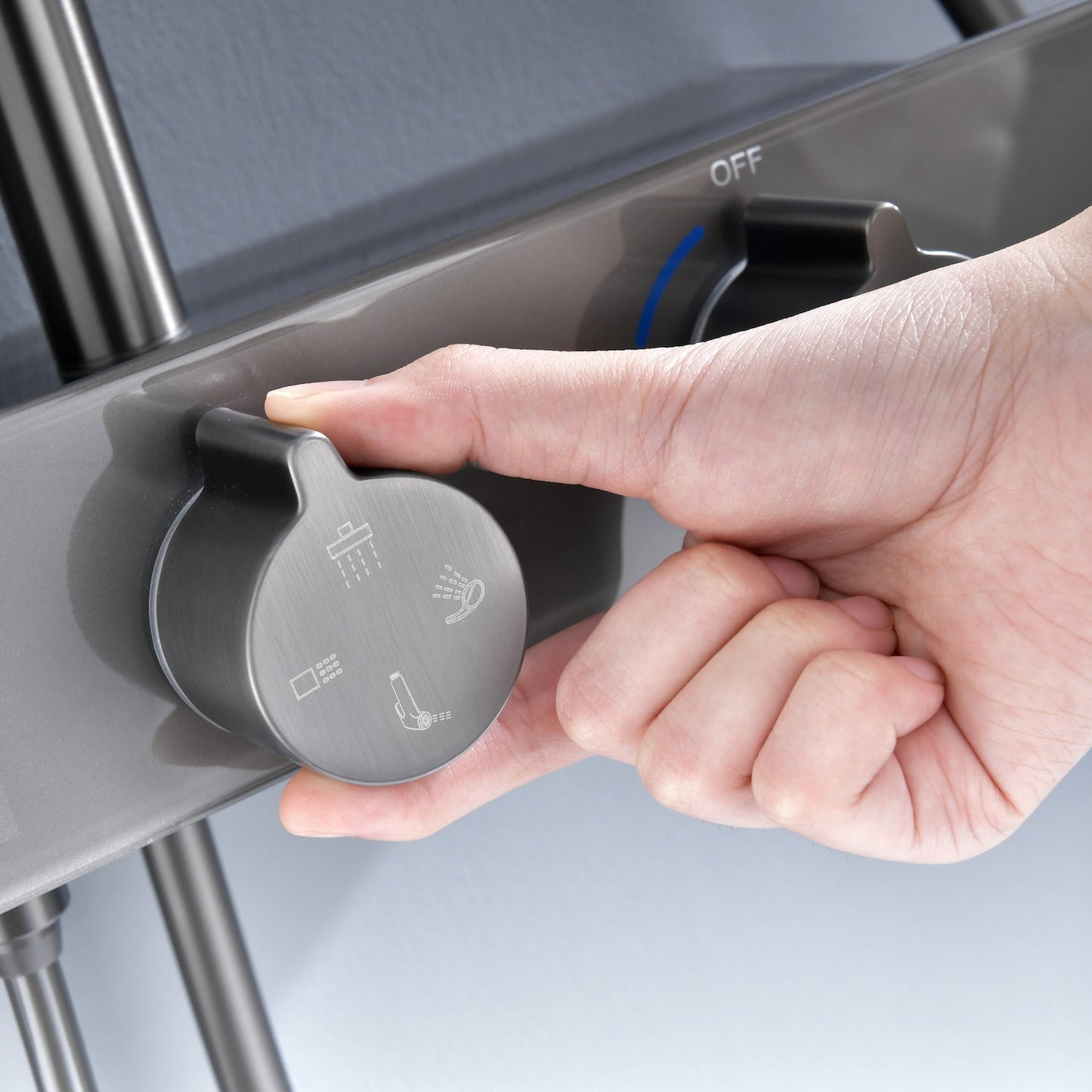 Advanced Thermostatic Shower Set With 4 Spray Modes