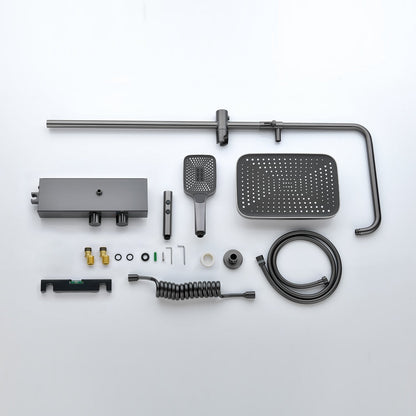Advanced Thermostatic Shower Set With 4 Spray Modes