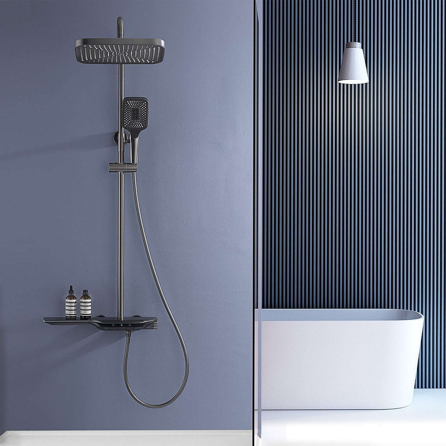 Colorful LED Shower Head With Temperature Display