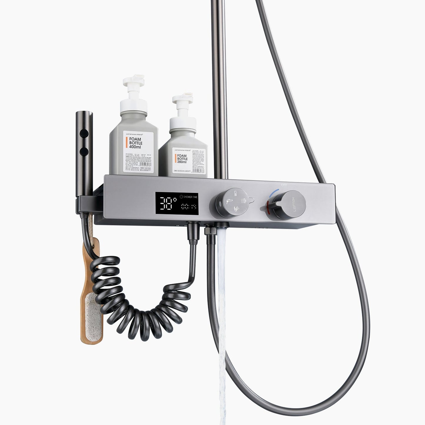 Advanced Thermostatic Shower Set With 4 Spray Modes