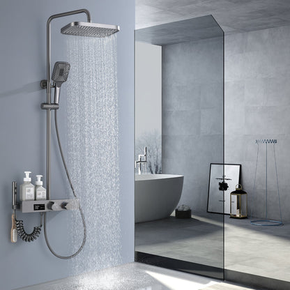 Advanced Thermostatic Shower Set With 4 Spray Modes