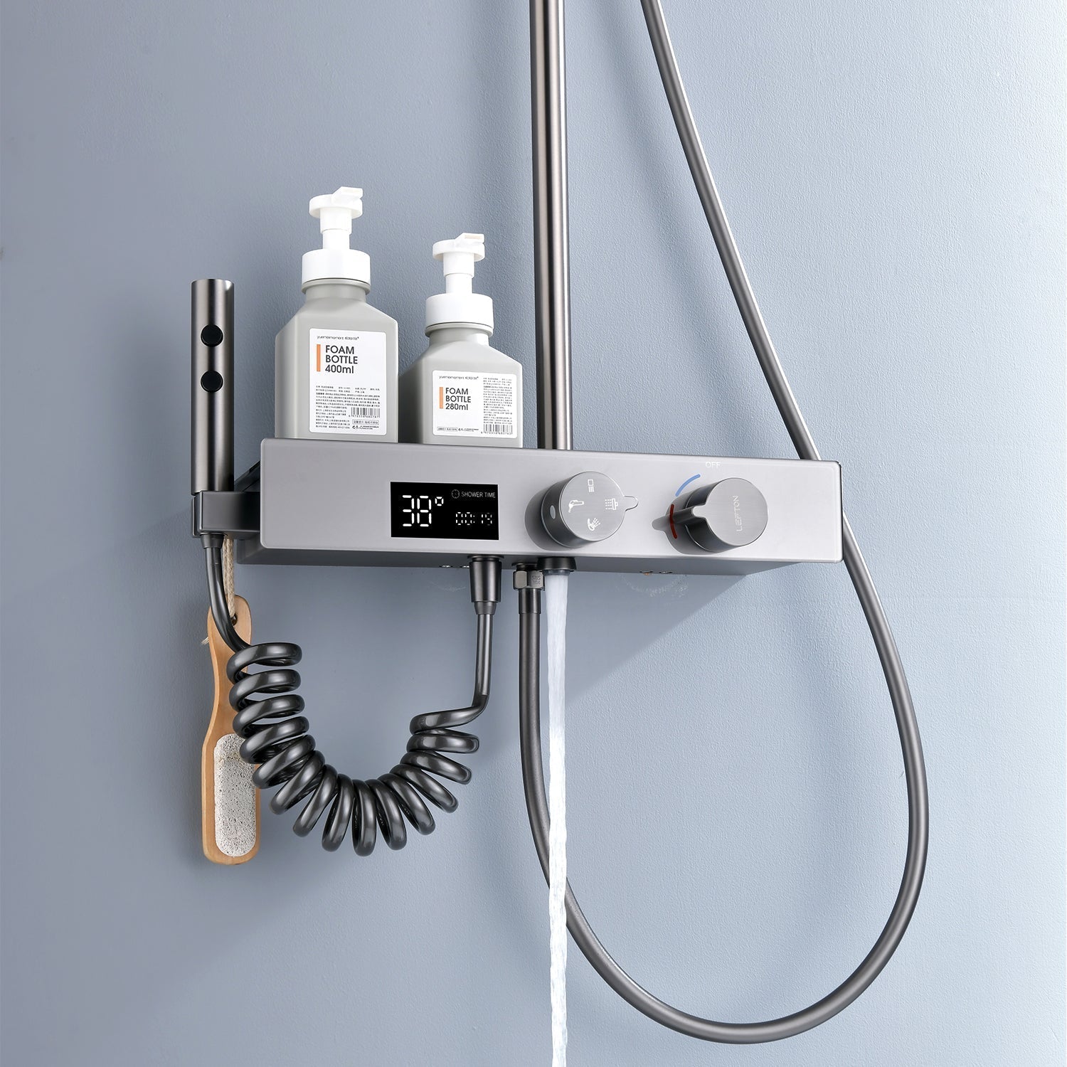 Advanced Thermostatic Shower Set With 4 Spray Modes - Lusomart