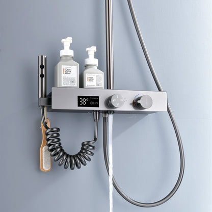 Advanced Thermostatic Shower Set With 4 Spray Modes - Lusomart